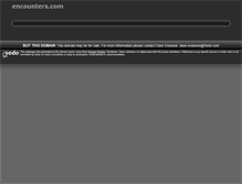 Tablet Screenshot of encounters.com